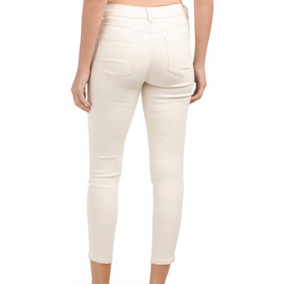 d. jeans Pants - D. JEANS Women's Recycled Twill High-Rise Ankle Jeans